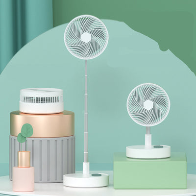Ventilador Portátil Recargable USB con Diseño Retráctil