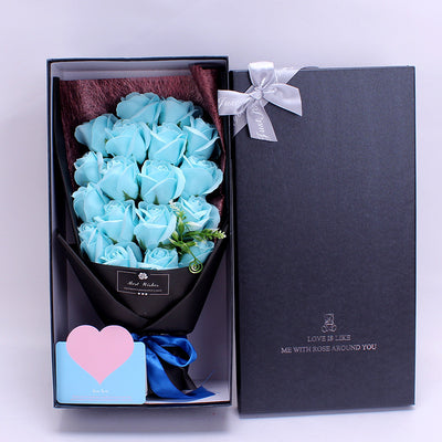 Caja de Regalo Flores de Jabón - 18 Rosas Aromáticas para Día de Madres y Aniversarios - Image 17