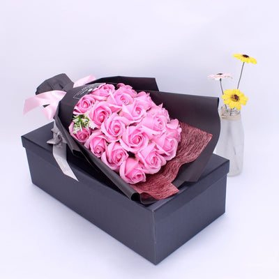 Caja de Regalo Flores de Jabón - 18 Rosas Aromáticas para Día de Madres y Aniversarios - Image 22