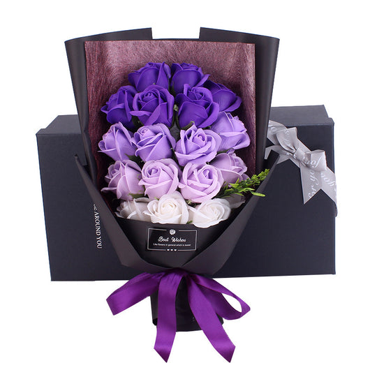 Caja de Regalo Flores de Jabón - 18 Rosas Aromáticas para Día de Madres y Aniversarios - Image 11