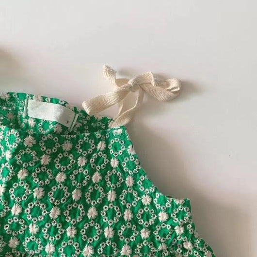 Conjunto de Short y Top Camiseta Crisantemo Infantil - Image 6
