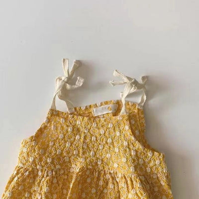 Conjunto de Short y Top Camiseta Crisantemo Infantil - Image 3