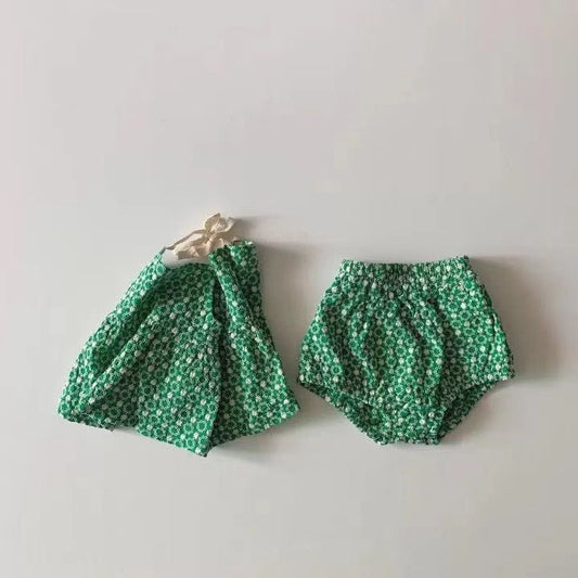 Conjunto de Short y Top Camiseta Crisantemo Infantil - Image 2