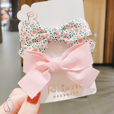 Clip de Lazo Floral para Niñas con Diseño de Flequillo - Image 6