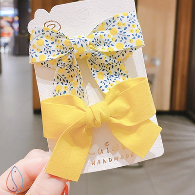 Clip de Lazo Floral para Niñas con Diseño de Flequillo - Image 10