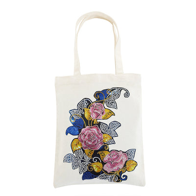 Bolsa Ecológica Pintura de Diamantes DIY Hecha a Mano - Image 19