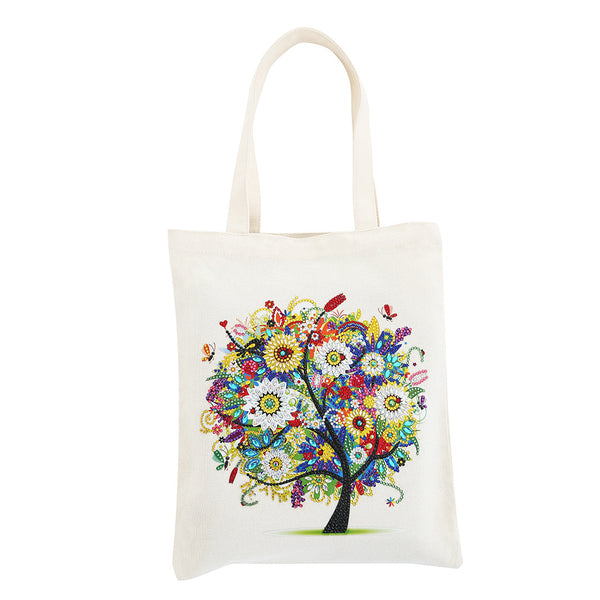 Bolsa Ecológica Pintura de Diamantes DIY Hecha a Mano