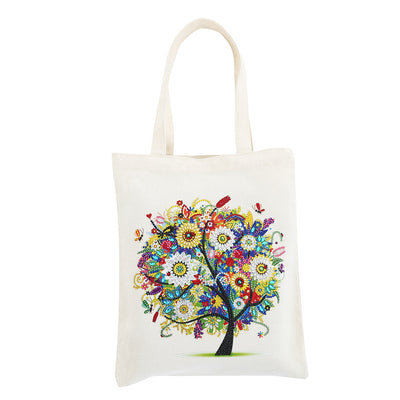 Bolsa Ecológica Pintura de Diamantes DIY Hecha a Mano