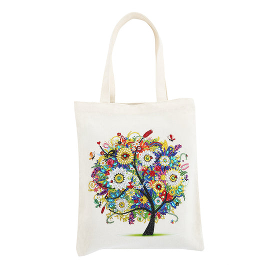 Bolsa Ecológica Pintura de Diamantes DIY Hecha a Mano