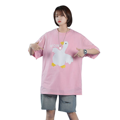 Blusa Suelta Estilo Coreano para Mujer Talla Grande - Diseño Holgado y Versátil - Image 3