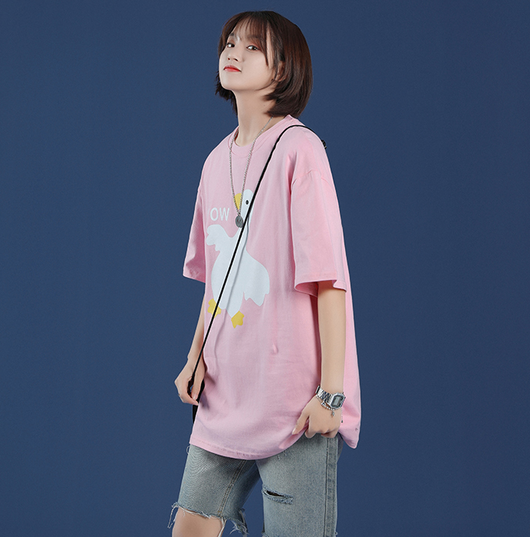 Blusa Suelta Estilo Coreano para Mujer Talla Grande - Diseño Holgado y Versátil - Image 5