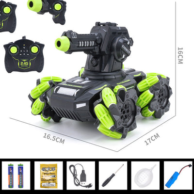 Tanque de Control Remoto con Cañón de Agua y Batería Recargable - Image 19