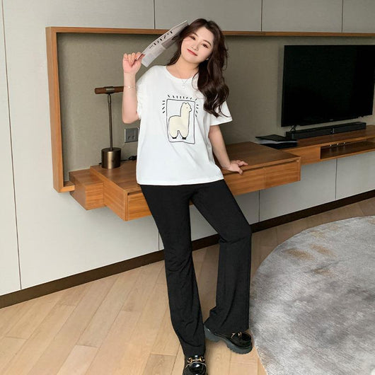 Blusa Rejuvenecedora con Patrón de Ovejitas