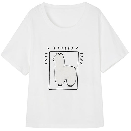 Blusa Rejuvenecedora con Patrón de Ovejitas - Image 2