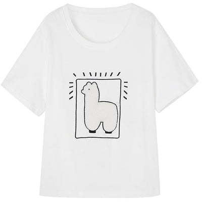 Blusa Rejuvenecedora con Patrón de Ovejitas - Image 2
