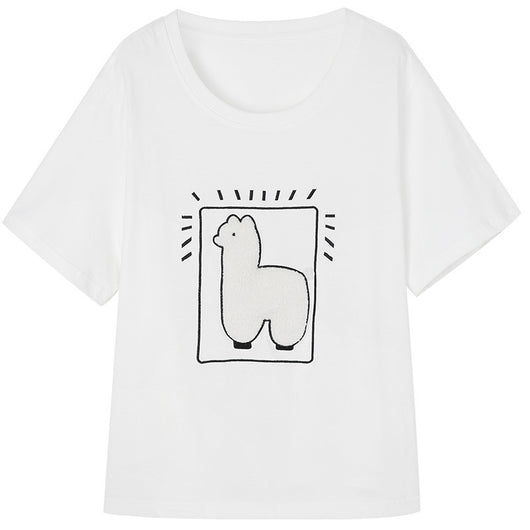 Blusa Rejuvenecedora con Patrón de Ovejitas - Image 2