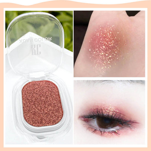 Sombra de Ojos Monocromática con Perlas y Lentejuelas - Image 10