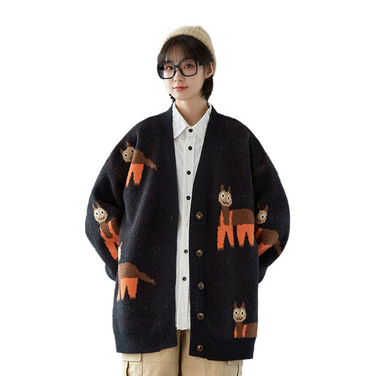 Cardigan Tejido Versátil para Otoño e Invierno - Image 13