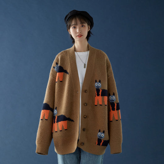 Cardigan Tejido Versátil para Otoño e Invierno - Image 12