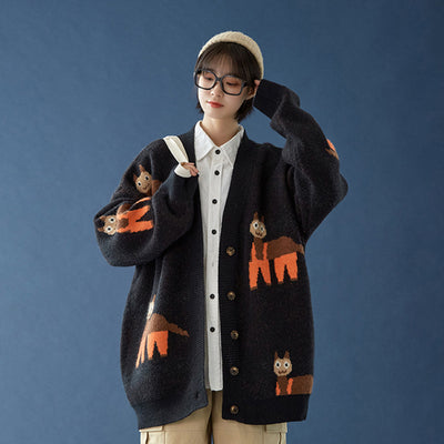 Cardigan Tejido Versátil para Otoño e Invierno