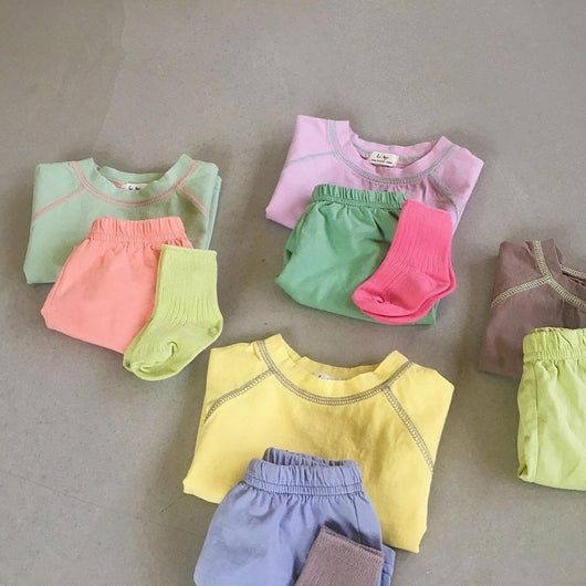 Conjunto Ejecutivo Bicolor con Blusa y Pantalón de Manga Corta Unisex - Image 14