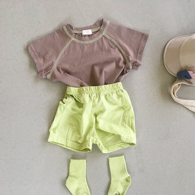 Conjunto Ejecutivo Bicolor con Blusa y Pantalón de Manga Corta Unisex - Image 3