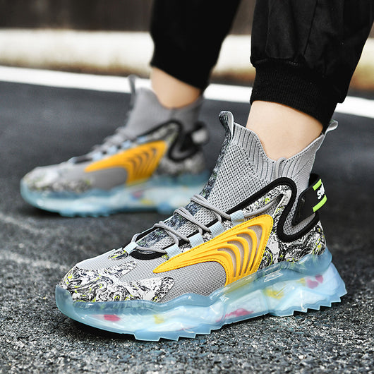 Zapatillas Deportivas Casuales Hombre - Tenis Lujo Running Off White - Image 16