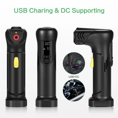 Compresor de Aire Digital Inalámbrico 6000mAh para Auto, Moto y Bicicleta - Image 9