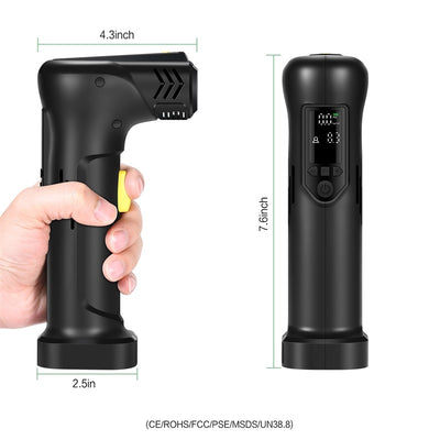Compresor de Aire Digital Inalámbrico 6000mAh para Auto, Moto y Bicicleta - Image 2
