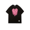 Camiseta Suelta con Estampado Love de Manga Corta