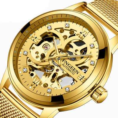 Reloj Mecánico de Lujo con Banda de Acero Luminoso e Impermeable - Image 17