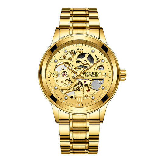 Reloj Mecánico de Lujo con Banda de Acero Luminoso e Impermeable - Image 16