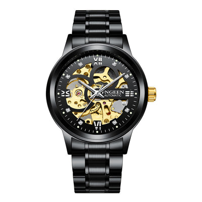 Reloj Mecánico de Lujo con Banda de Acero Luminoso e Impermeable - Image 7