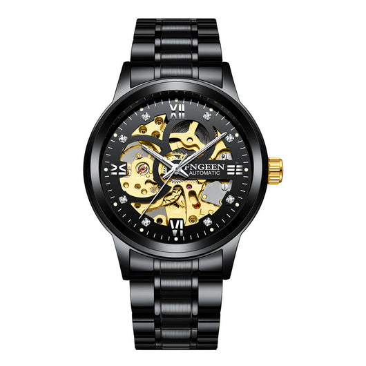 Reloj Mecánico de Lujo con Banda de Acero Luminoso e Impermeable - Image 7