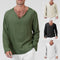Camiseta Étnica de Algodón y Lino para Hombre