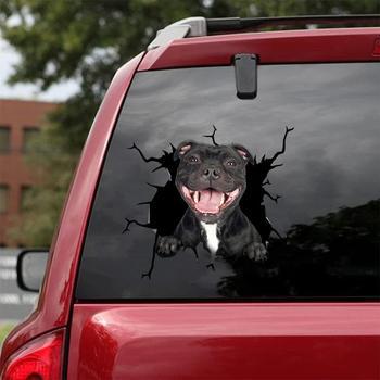Pegatina Decorativa de Cachorro - Adhesivo Estático para Ventanas y Autos