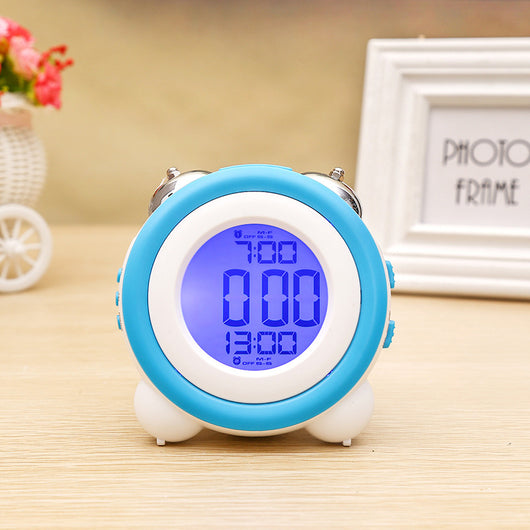 Reloj Despertador Infantil con Pantalla LED Mensaje y Luz Nocturna - Image 11