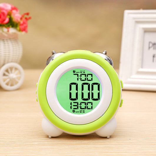 Reloj Despertador Infantil con Pantalla LED Mensaje y Luz Nocturna - Image 4