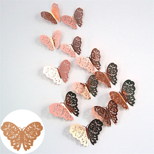 Mariposas Espejo 3D Huecas - Pegatinas Decorativas para Paredes - Image 29