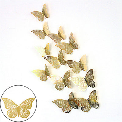 Mariposas Espejo 3D Huecas - Pegatinas Decorativas para Paredes - Image 33