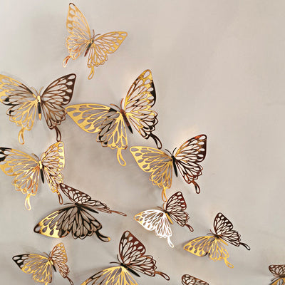 Mariposas Espejo 3D Huecas - Pegatinas Decorativas para Paredes - Image 38
