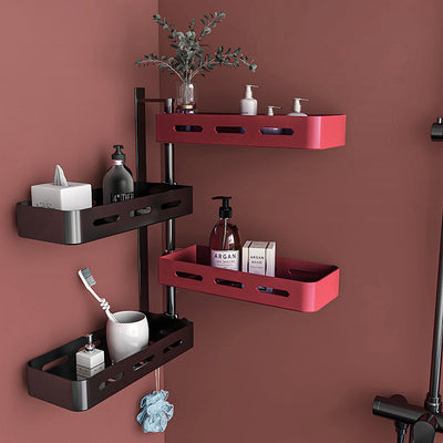 Mueble Organizador de Baño con Espejo Iluminado y Almacenamiento sin Perforación - Image 3
