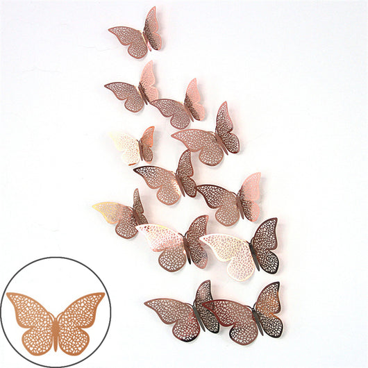 Mariposas Espejo 3D Huecas - Pegatinas Decorativas para Paredes - Image 5