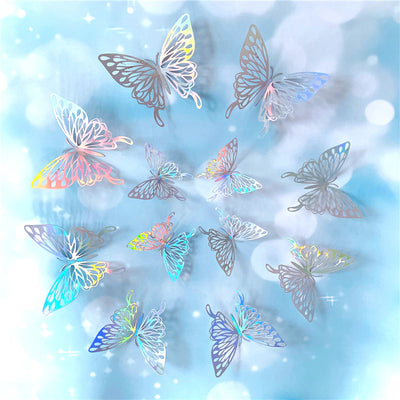 Mariposas Espejo 3D Huecas - Pegatinas Decorativas para Paredes - Image 4