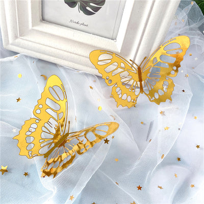 Mariposas Espejo 3D Huecas - Pegatinas Decorativas para Paredes - Image 2