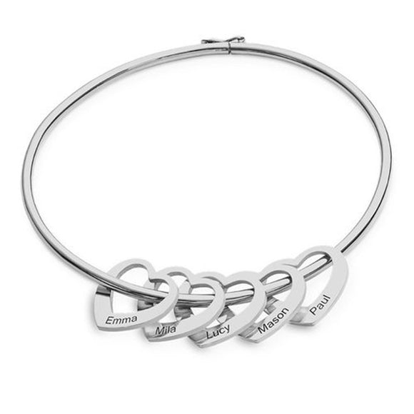 Pulsera de Plata Esterlina con Corazón