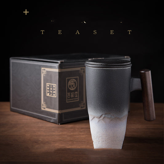 Taza de Té Oficina Grande - Capacidad Extendida para Té y Bebidas - Image 2