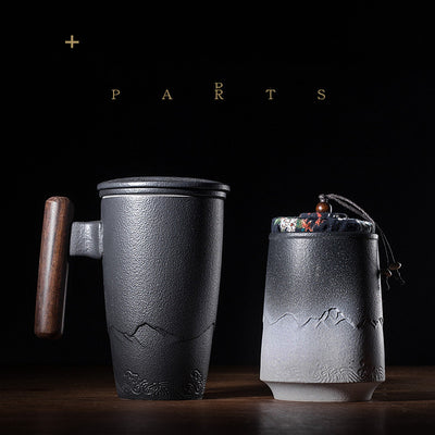 Taza de Té Oficina Grande - Capacidad Extendida para Té y Bebidas - Image 8