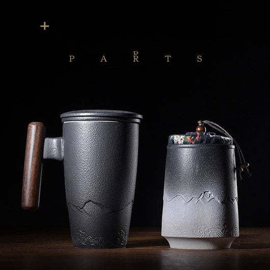 Taza de Té Oficina Grande - Capacidad Extendida para Té y Bebidas - Image 8