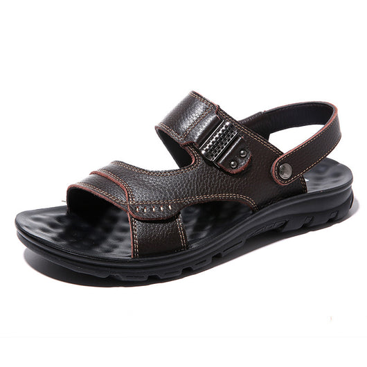 Sandalias de Cuero para Playa con Suela de Goma - Comodidad de Verano - Image 6